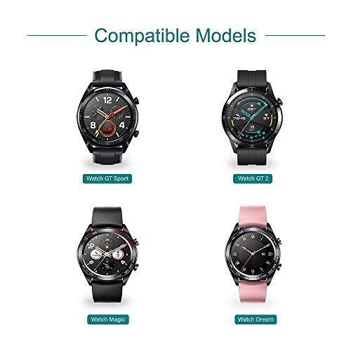 מטען טוסיטה תואם ל- Huawei Watch GT, GT2, GT 2E | כבוד צפייה בקסם 1 2 | כבוד צפה ב- GS Pro,